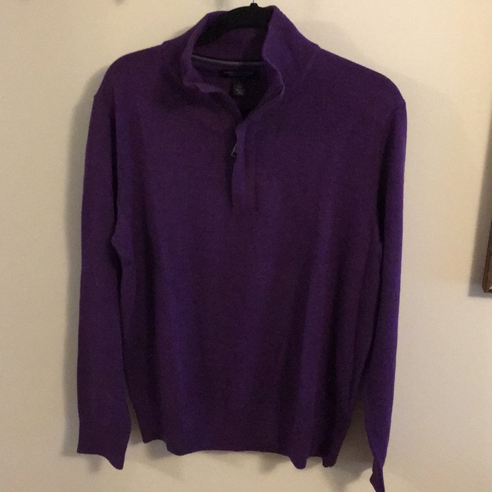 NWOT Men’s banana republic half zip sweater